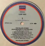 LP - The Rolling Stones - Heartbreakers 14 Love Ballads - OBI + Insert + Poster