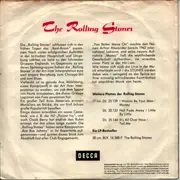 7inch Vinyl Single - The Rolling Stones - I Wanna Be Your Man / Money - white beam cover