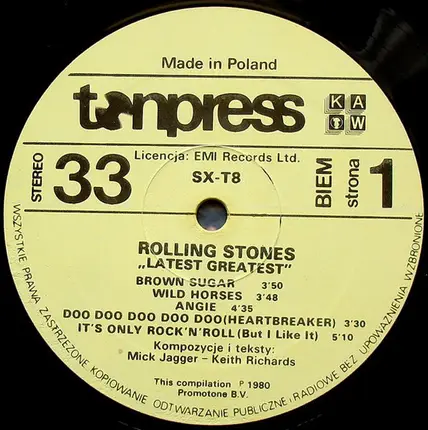 The Rolling Stones - Latest Greatest