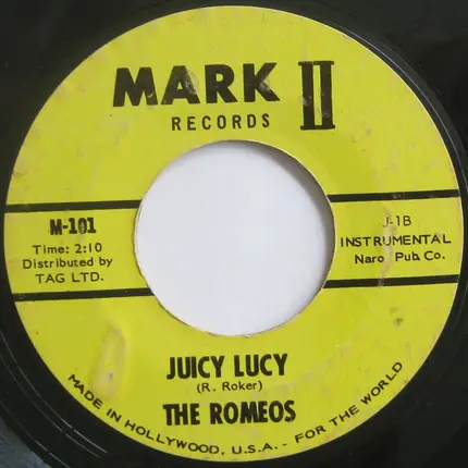 The Romeos - Precious Memories / Juicy Lucy