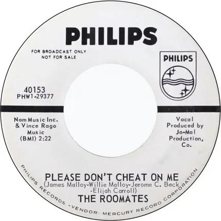 The Roommates - Please Don't Cheat On Me / The Nearness Of You
