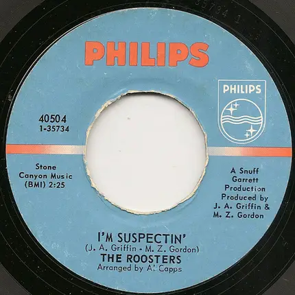 The Roosters - Love Machine / I'm Suspectin'