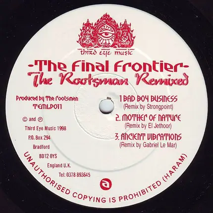 The Rootsman - The Final Frontier: The Rootsman Remixed