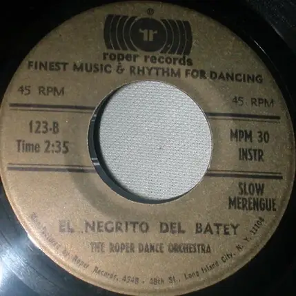 The Roper Dance Orchestra - Mambo Mayaguez / El Negrito Del Batey