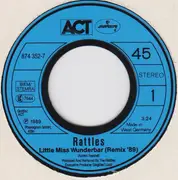 7inch Vinyl Single - The Rattles - Little Miss Wunderbar (Remix '89)