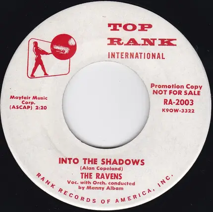 The Ravens with Manny Albam And His Orchestra - Into The Shadows / The Rising Sun