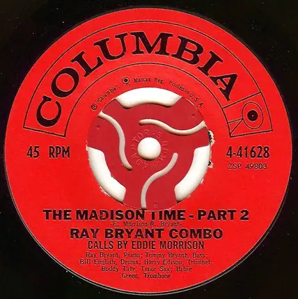 The Ray Bryant Combo Calls By Eddie Morrison - The Madison Time - Part 1 + 2