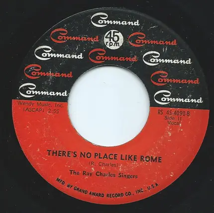 The Ray Charles Singers - Don't Cry (Una Casa In Cima Al Mondo)