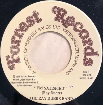 The Ray Duerr Band - These Days / I'm Satisfied