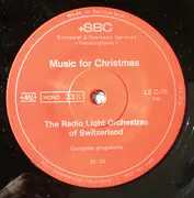 LP - The Radio Light Orchestras Of Switzerland - Music For Christmas - Gatefold