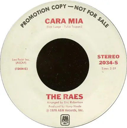 The Raes - Cara Mia
