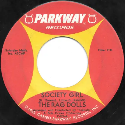 The Rag Dolls - Society Girl