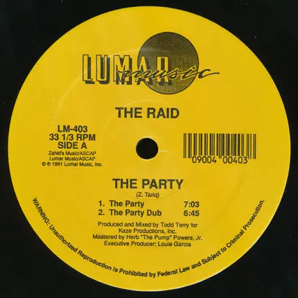 The Raid - The Party / Jump Up In The Air