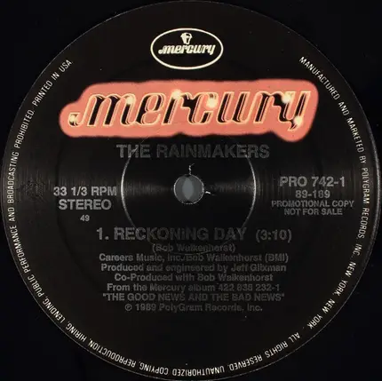 The Rainmakers - Reckoning Day
