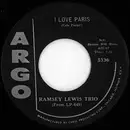 7inch Vinyl Single - The Ramsey Lewis Trio - I Love Paris / Song Of India