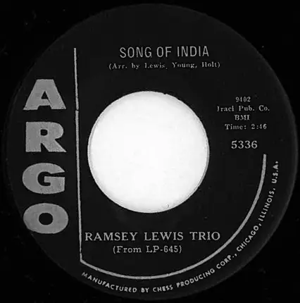 The Ramsey Lewis Trio - I Love Paris / Song Of India