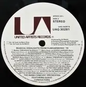 LP - The Rank Concert Orchestra - Musical Highlights From Film Harmonic '79