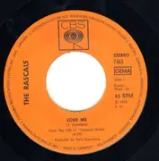 7inch Vinyl Single - The Rascals - Love Me - German Promo Sleeve