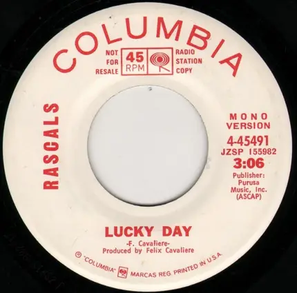 The Rascals - Lucky Day