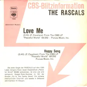 The Rascals - Love Me