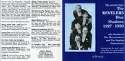 CD - The Revelers - Blue Shadows 1927-1929