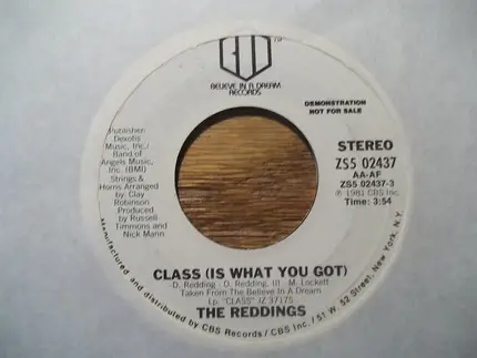 The Reddings - Class (Is What You Got)