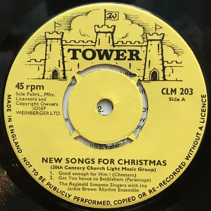 The Reginald Simpson Singers Accompanied By The Jackie Brown Rhythm Ensemble - New Songs For Christmas