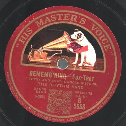 The Rhythm Band - I Never Had A Mammy / Rememb'ring