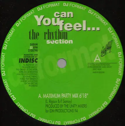 The Rhythm Section - Can You Feel...