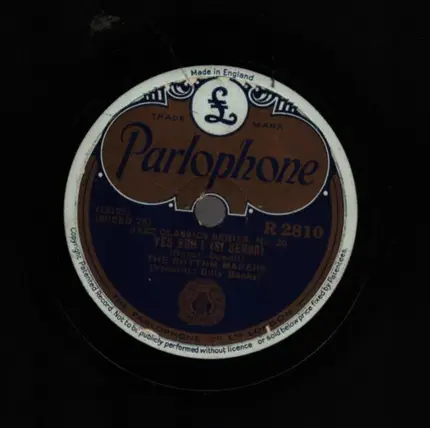 The Rhythmakers - Yellow Dog Blues (He's Gone Where The Southern Cross The Yellow Dog) / Yes Suh!
