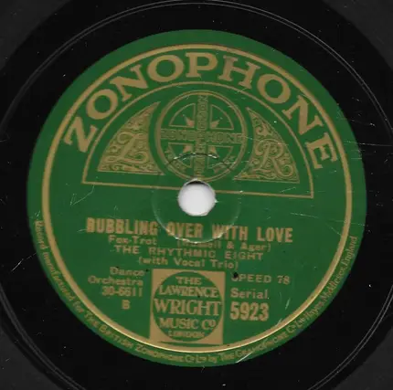 The Rhythmic Eight - Laughing At The Rain / Bubbling Over With Love