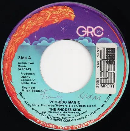 The Rhodes Kids - Voo-Doo Magic / I Need Your Lovin'