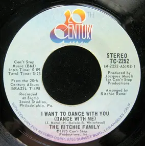 The Ritchie Family - I Want To Dance With You (Dance With Me)