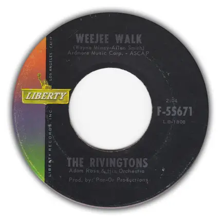 The Rivingtons - Weejee Walk / Fairy Tales