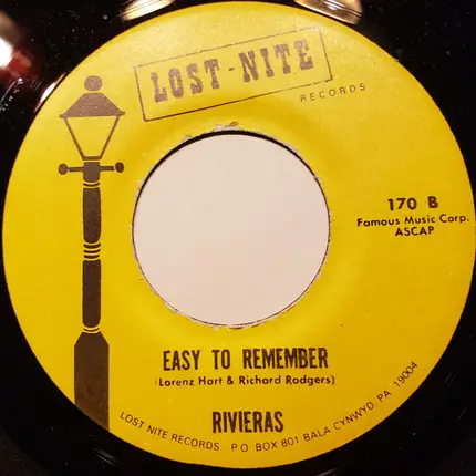 The Rivieras - Stay In My Heart / Easy To Remember