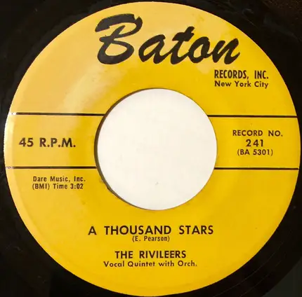 The Rivileers - A Thousand Stars / Who Is The Girl
