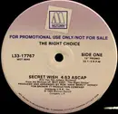 12inch Vinyl Single - The Right Choice - Secret Wish