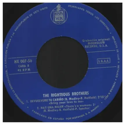 The Righteous Brothers - Tu No Sientes El Amor
