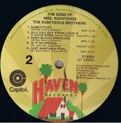 LP - The Righteous Brothers - The Sons Of Mrs. Righteous
