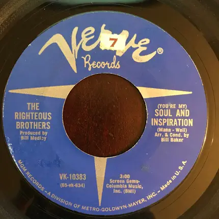 The Righteous Brothers - (You're My) Soul And Inspiration