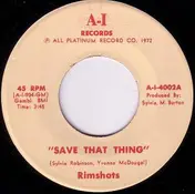 The Rimshots - Save That Thing / Concerto In F