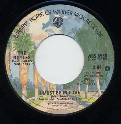 The Rutles - I Must Be In Love / Doubleback Alley