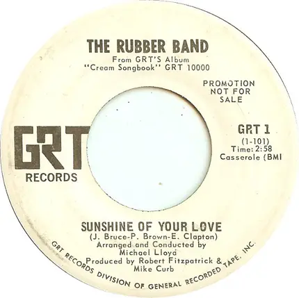 The Rubber Band - Sunshine Of Your Love