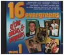 CD - The Rubettes / The Tremoloes / The Troggs a.o. - 16 Evergreens Of The Sixties & Seventies Volume 1