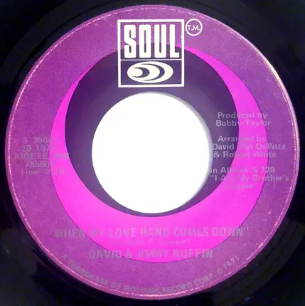 The Ruffin Brothers - When My Love Hand Comes Down