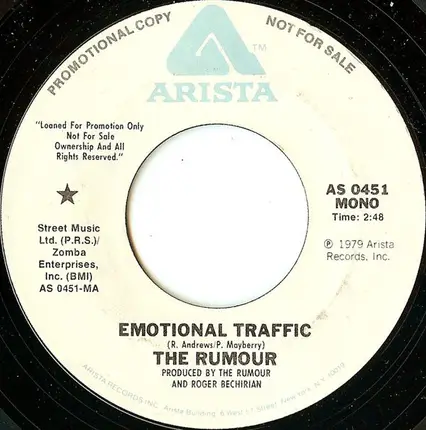 The Rumour - Emotional Traffic