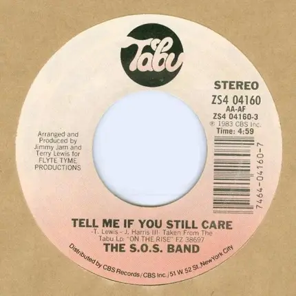 The S.O.S. Band - Tell Me If You Still Care