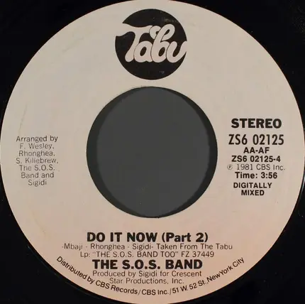 The S.O.S. Band - Do It Now