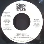 The S.S.O. Orchestra Featuring Douglas Lucas - Can't Say No