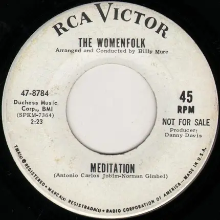 The Womenfolk - The Last Thing On My Mind / Meditation